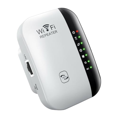 300m Mbps Repeater Signal Booster Estensore Wifi Compatto Facile Installare Dispositivi e Eu Plug wireless nero