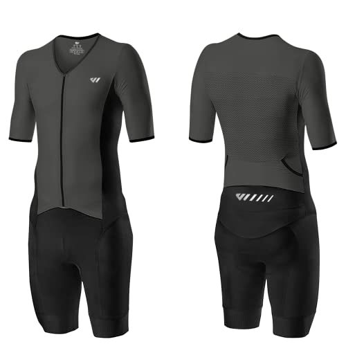 Logas Men’s Triathlon Trisuit Cycling Swim Run Suit