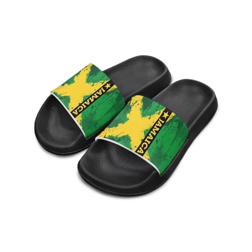 Image of Boy & Girls Slide Sandals Kids Shower Shoes Non Slip Summer Slippers Beach Sandals