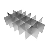 LIGIGWASH Oden Kochtopf Trennwand Edelstahl Edelstahl Einsatzplatte Slow Cooker Einsatz Metall Trennwand Slow Cooker Panel Silber