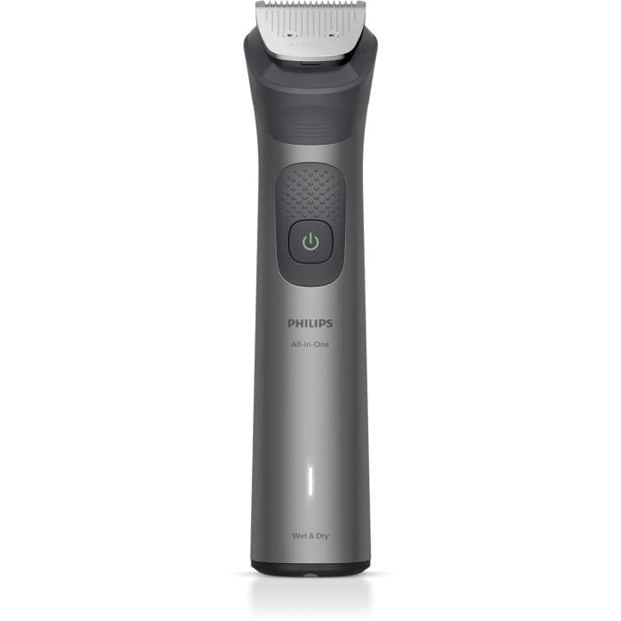 Philips Multigroom 7000 für Herren, All-in-One-Trimmer, elektrischer 15-in-1 Barttrimmer und Haarschneider für Gesicht, Kopf und Körper - 26 Längeneinstellungen (0.5-20 mm) (MG7935/15)