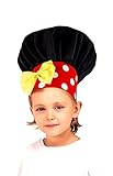 WOWCCO Princess Kid's Chef Hat for The Minnie Mouse-Inspired Princess Kid's Apron (Medium)