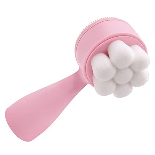 IWOWHERO Face Washing Brush Boys and Girls Face Brush Exfoliating Face Wash Gentle Silicon Bristles