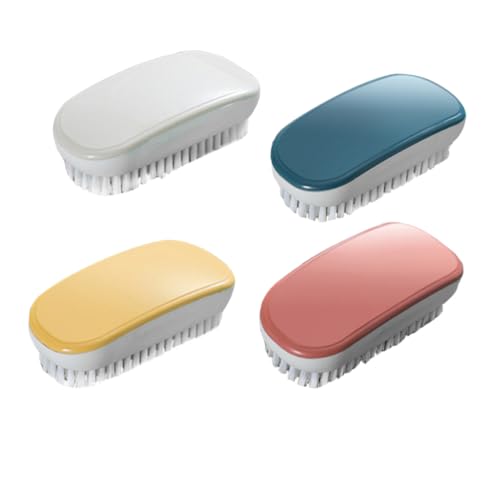 WOFASHPURET 4 Piezas Cepillo De Limpieza De Uñas Depuración Esmalte De Uñas En Gel Kit De Limpieza De Zapatos Dedo Cepillo para Limpiar Botas Cepillo De Zapatos Cepillo para Uñas Hogar Páginas