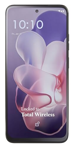 Image of total wireless Motorola Moto g Power 5G (2024) Locked Prepaid Smartphone, 64GB, Black - Includes $40 Unlimited Talk, Text, & Data 30-Day Plan Upon Activation