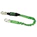 Miller Stretchstop 913SS Green Shock-Absorbing Lanyard - 8 ft Length - 913SS/8FTGN [PRICE is per EACH]