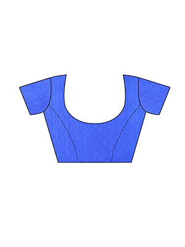 SIRIL Women's Floral Printed Georgette Saree with Unstitched Blouse Piece