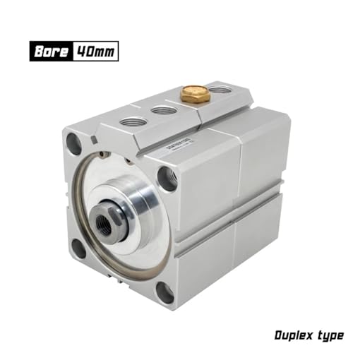 Vérin pneumatique compact SDAT40 double effet pièce duplex industrielle