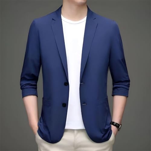 Kyayu Jacket, Men's Light Summer Suit Jackets, Men's Lightweight Summer Ice Silk Cool Suit Jacket4