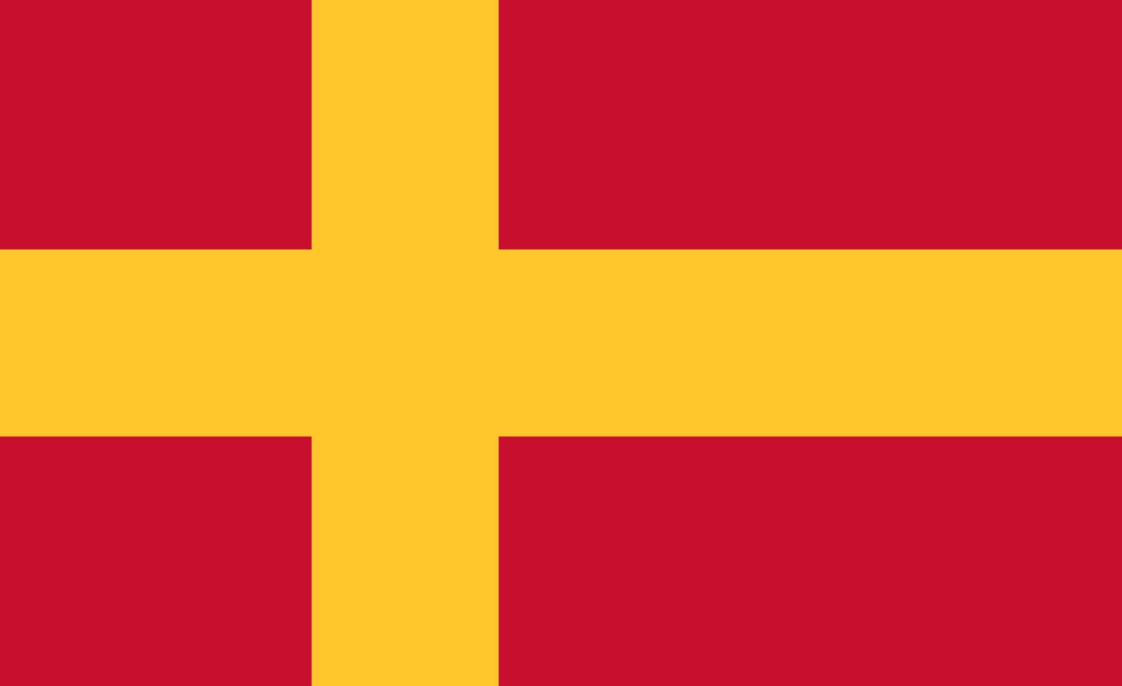Drapeau XL finlandais suédophone aux finitions soignées et couleurs scandinaves éclatantes