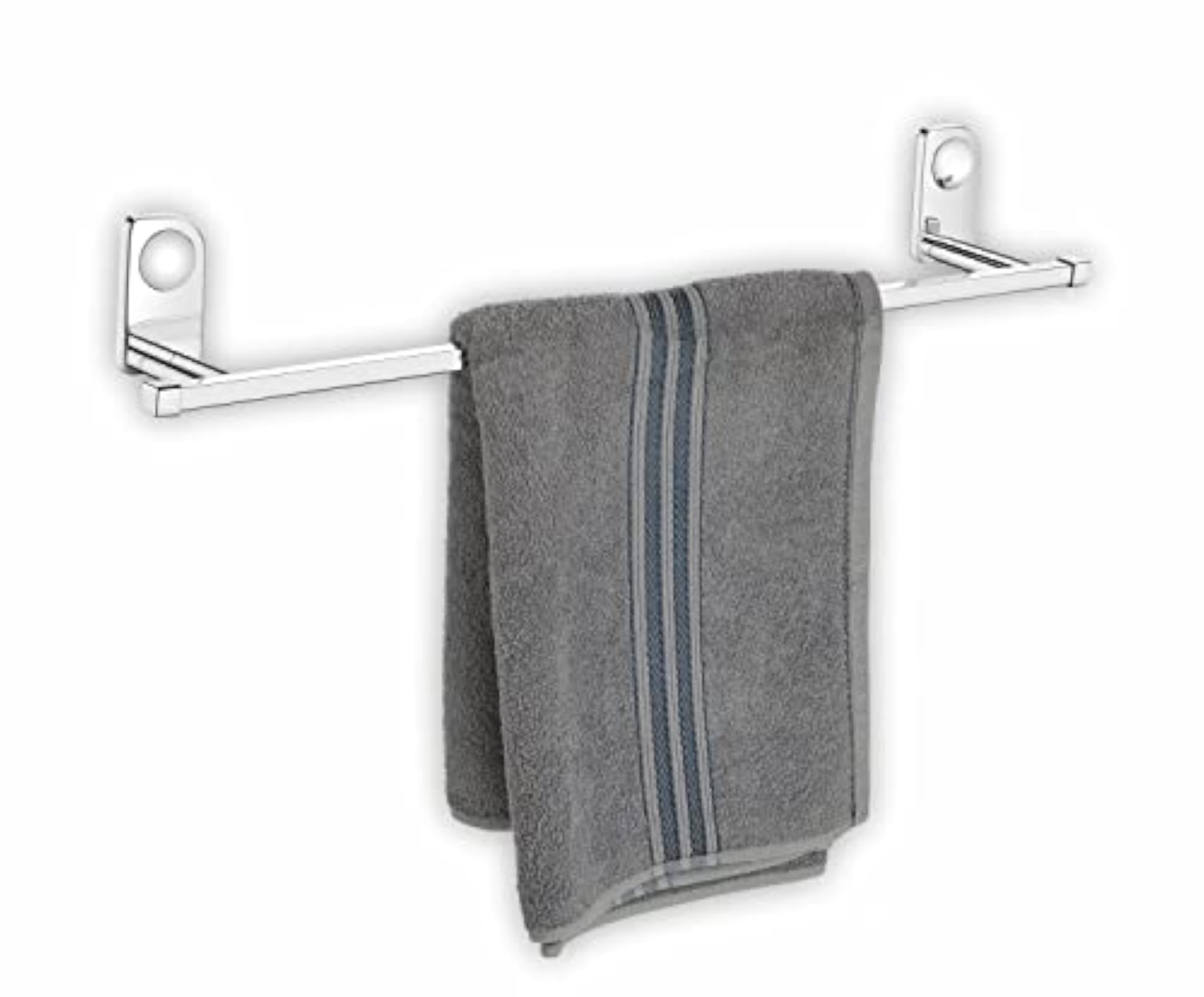 Stainless Steel 24 Inch Wall Mounted Towel Hanger, Rustproof