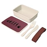 Lunch Box – Contenitore per il pranzo con posate rosso –...