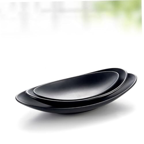 Platos Melamina Sushi Negro Mate x2 piezas miniatura 7