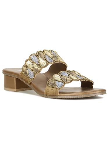 Image of Marie Claire LOLA Block Mule E Women Mule Sandals in Brown