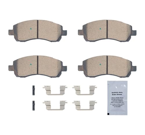 Image of HUSCH D722 Front Ceramic Brake Pads Kit Fit For Subaru Legacy 1996-2000, For Subaru Impreza 1997-2001
