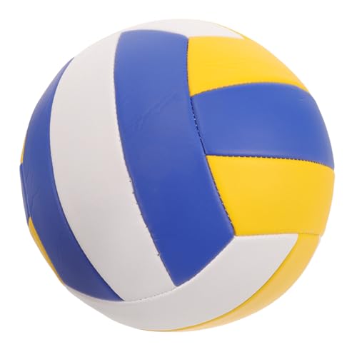 Happyyami 5 Voleibol Volleyball balón voley Pelota de Deportes Aire Libre Equipo de Entrenamiento Inflable Pelota de Entrenamiento Inflable Jugar a la Pelota Aire Libre PU