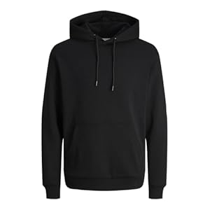 JACK & JONES Male Kapuzenpullover Einfarbig Kapuzenpullover