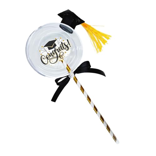 Geavonyg Hombo Doctoral Candy Ball Contenedor De Chocolate Acrílico para Celebración Escolar Y Regalos Invitados Caps Accesorios Accesorios La Escuela Regalos