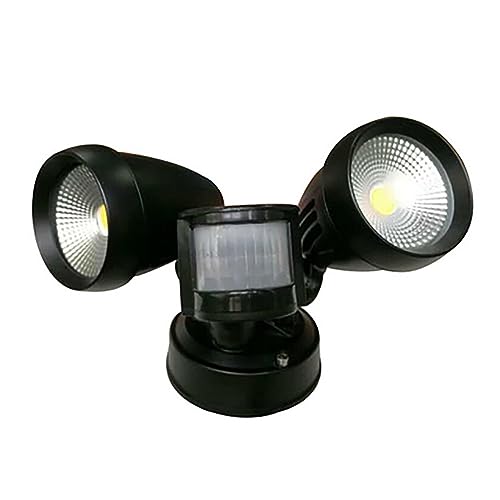 DZHHBSPQ Flutlicht für den Außenbereich, 24 W LED-Flutlicht mit Doppel-PIR-Sicherheitssensor, 3000 lm, IP65-Außenstrahler, Reflektoren für Terrassenwandleuchten für Gärten, Vorplätze, Hinte DZHHBSPQ Flutlicht für den Außenbereich, 24 W LED-Flutlicht mit Doppel-PIR-Sicherheitssensor, 3000 lm, IP65-Außenstrahler, Reflektoren für Terrassenwandleuchten für Gärten, Vorplätze, Hinte
