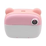 2,4 Zoll Sofortbildkamera für Kinder Sofortbildkamera mit Druckpapier mit 32G SD-Karte 1080P HD Kinderkamera Spielzeug Dual Lens Selfie Kamera (Rosa)