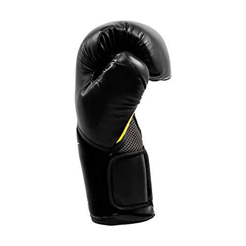 Image of Everlast Pro Style Elite Exercise Workout Training Boxing Gloves for Sparring, Heavy Bag and Mitt Work, Size 9 Ounces, Black