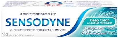 Sensodyne Deep Clean Toothpaste for Sensitive Teeth, 100mL