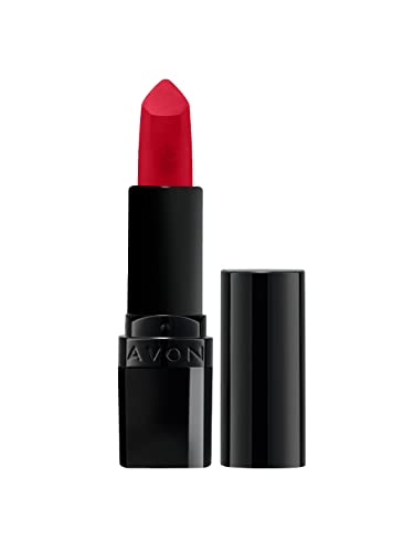 Image of Avon Ultra Perfectly Matte Lipstick - Ruby Kiss | Velvety Matte Finish | Suits to all skin tones - 4gm