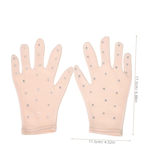 VANZACK Sequin Stage Gloves for Women Formal Dance Party Performance Gloves Decorative for Girls2