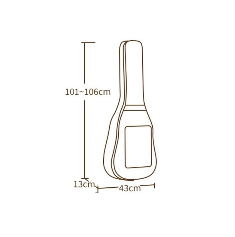 Hm Vicyy Housse de Guitare,Housse de Guitare Concert rembourrée de 16.2mm avec 2 Poches de Rangement,Conception de la… - Les Beatles, Paul McCartney, John Lennon, RIngo Starr, George Harrison Hm Vicyy Housse de Guitare,Housse de Guitare Concert rembourrée de 16.2mm avec 2 Poches de Rangement,Conception de la… – Image 3