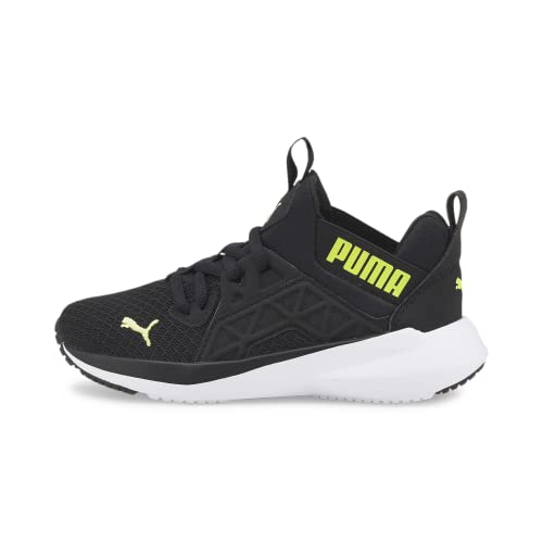 Puma Unisex Softride Enzo Nxt Running Shoes, Black-Neon Green, 1 Us Little Kid #TOP23