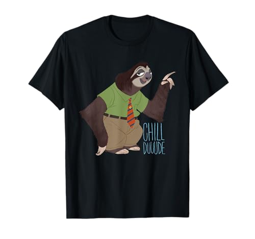 Disney Zootopia Flash the Sloth 'Chill Duuude' T-Shirt