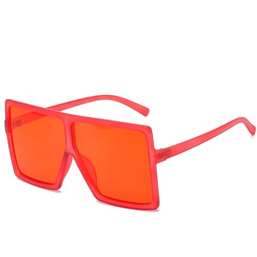 Lunettes de soleil pour femmes et hommes grand format carrées look été 2025