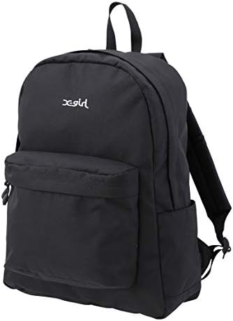 Amazon X Girl エックスガール Mills Logo Daypack ブラック One Size X Girl エックスガール タウンリュック ビジネスリュック