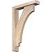 Ekena Millwork BKT0402X16X24IMP05SDF Imperial Block Bracket w/Offset Brace, 16"D x 24"H, 3 1/2" W Douglas Fir (Smooth)