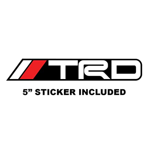 (2) Trd License Plate Frames Toyota Racing Development 3D Letter Frame Brackets (1-Pair) #TOP5