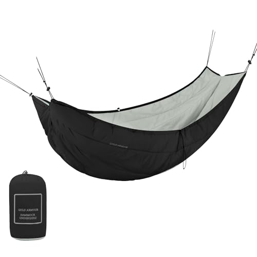 Gold Armour Insulated Hammock Underquilt (Black & Grey)