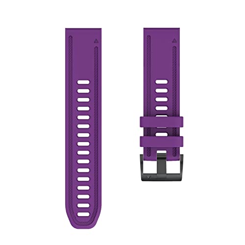 Bracelet montre Garmin Fenix 7S violet en silicone pour le sport et le quotidien