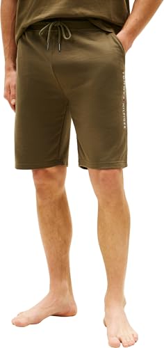 Tommy Hilfiger Herren Sweatshorts Track mit Seitentaschen, Grün (Army Green), XL 1