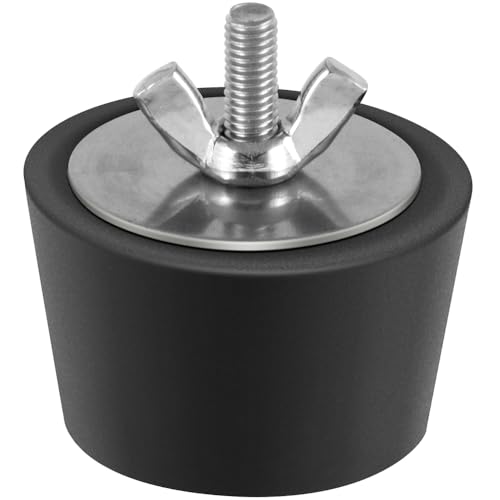 Pool Winterizing Plug by Aquatix Pro Premium 1.7' to 2' Swimming Pool Winter Expansion Plugs with SS Screw, Stainless Steel Bolts, Heavy Duty Rubber, Protect Your Equipment Today!