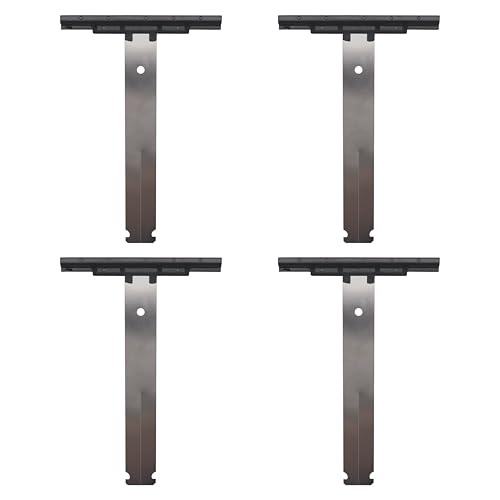 Lot de 4 Attaches souples à clipser - Ressorts de Suspension pour fixation de tablier volet roulant électrique et manuel - Sécurité anti effraction pour verrouillage...