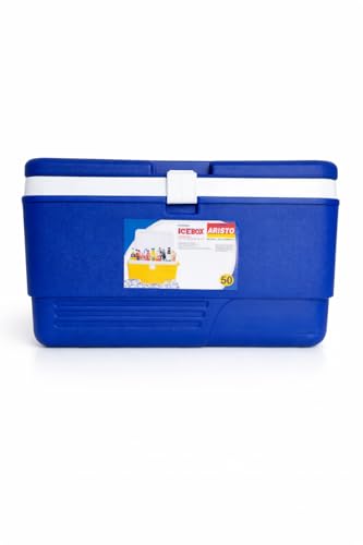 Aristo 50 LTR Blue Insulated Chiller Ice Box with Vent Lid + Tap - Image 5