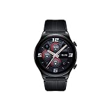 Honor Watch GS3 Smartwatch, AMOLED 1,43 Zoll Touchscreen, physische Aktivitätsuhr mit Überwachung von Herzfrequenz, Schlaf und Sauerstoff, bis zu 14 Tage Autonomie, schwarzes Armband