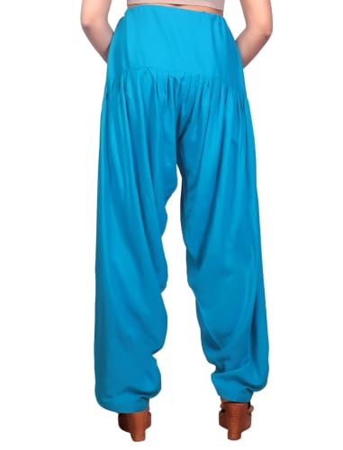 Image of FASHION GALLERY Women's Rayon Relaxed Fit Patiala Salwar with Full Length Drawstring Closure Type and Flexible Waist | Patiala Pant for Woman Free Size Fit Upto XXL