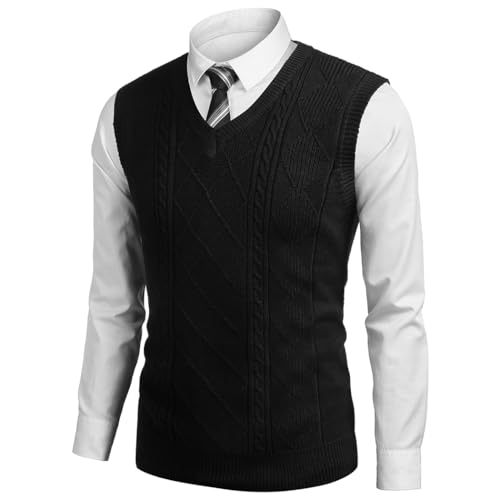 Pull col en V homme Coofandy idéal pour le bureau ou les sorties en taille S - 6
