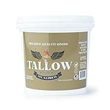 Bulk Grass-Fed Beef Tallow for Soap, Skincare & Candles | 2,8,16 lbs | Maker-Proven Quality