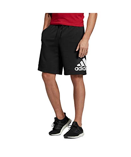 スウェット ハーフパンツ マストハブ バッジ オブ スポーツ ショーツ FWQ80 メンズ ブラック/ホワイト O