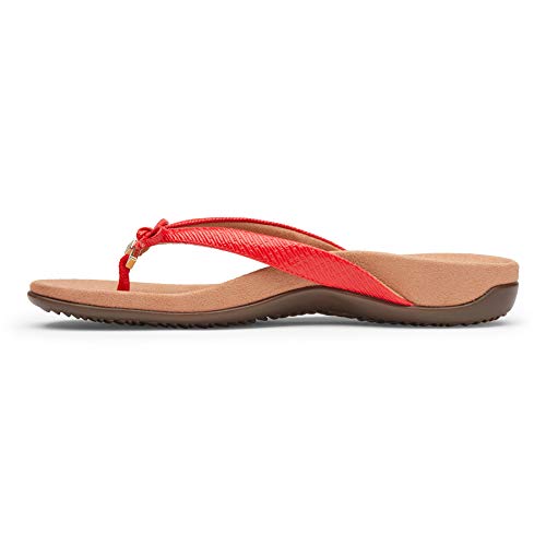 Image of Vionic Women's Rest Bella Toe Post Sandal- Supportive Ladies Orthotic Sandals that include Three Zone Comfort with Arch Support- Flip Flop for Ladies, Medium and Wide Width Size 5-12