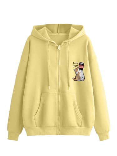 Image of TAGAS Women's Solid Zipper Hooded Sweatshirt|Zip Up (Hoodie) for Womens|