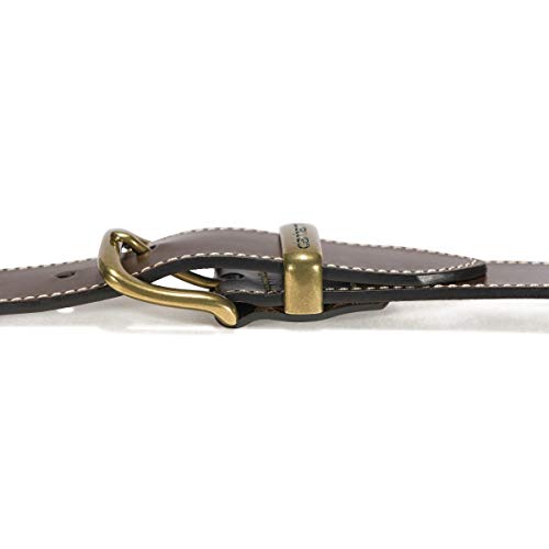 Carhartt Men's Bridle Leather Debossed Metal Keeper Belts3