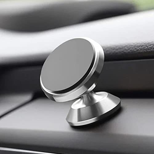 Magnetix 360 - Magnetic Phone Mount, Magnetix 360, Multipurpose Mobile Phone Holder 360 Degree Car Air Vent Grip Mount, Phone Holder for All Phones, Magnetic Phone Holder for Car (Silver)